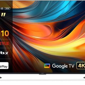 Xiaomi TV A 55 2026 4K eye-care display with HDR picture quality,120Hz refresh rate under Game Boost mode via HDMI