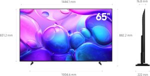 Samsung 65 Inch QLED TV, Q7F, 4K, Q4 AI Processor, 100% Color Volume with Quantum Dot, Samsung Knox Security, Endless Free Content, Samsung Vision AI Smart TV, QA65Q7FAAUXZN (2025 - UAE Version)