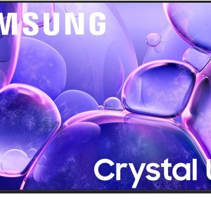 Samsung 50-Inch Class Crystal UHD U8000F 4K Smart TV (2025 Model) Endless Free Content, Crystal Processor 4K, MetalStream Design, Knox Security, Alexa Built-in
