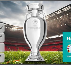 HISENSE VIDAA Smart TV 65A6K - Dolby Vision, Pixel Tuning, Voice Remote Share to TV, and Youtube, Netflix and Shahid OSN