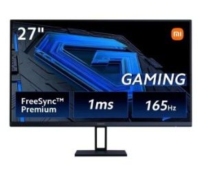 27 Inch G27i Gaming Monitor Fast IPS Narrow bezel, 1ms GTG 165hz, FreeSync, 99% sRGB color, 178 viewing angle, Blue light filter (eye protection), Tilt (Forward/Backward), DP port ×1, HDMI 2.0 port ×1, Audio port ×1, DC IN cable port ×1 Black