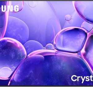 Samsung 65 Inch Crystal UHD TV, U8000F, 4K, Crystal Processor 4K, MetalStream Design, Samsung Knox Security, Endless Free Content, Smart TV, UA65U8000FUXZN (2025 - UAE Version)