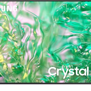 Samsung 75 Inch Crystal UHD TV, DU8000, 4K, Dynamic Crystal Color, AirSlim Design, Samsung Knox Security, Samsung TV Plus, Tizen Smart TV, UA75DU8000UXZN (2024 - UAE Version)