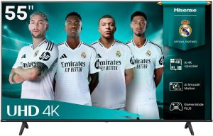 Hisense 55A61Q 55-Inch 4K UHD Smart TV (2025) – VIDAA OS, Dolby Atmos, Game Mode PLUS, AI Upscaler