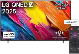 LG 86-Inch QNED70 AI 4K Smart TV (86QNED70A6A – 2025 Model) | HDR10 | WebOS 25 | AI Magic Remote | QNED Display | Black