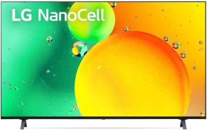 65-Inch NanoCell 4K Smart TV Nano75 with webOS 22, α5 Gen5 AI Processor, HDR10 Pro & AI Sound Pro (2022 Model) – 65NANO75SQA Black  Short Product Description Enjoy p