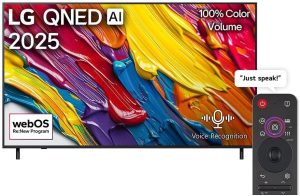 65-Inch LG QNED82 AI 4K Smart TV with AI Magic Remote, HDR10 & webOS25 (2025 Model) – 65QNED82A6A-AMAG Black