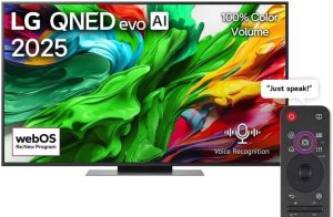 LG 86-Inch QNED EVO Mini-LED 4K Smart TV (86QNED86A6A-AMAG – 2025 Model) | 144Hz | AI Processor | HDR10 | WebOS 25 | Magic Remote | Black