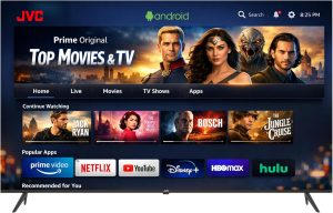 70-Inch Edgeless 4K UHD Android 14 Smart TV (LT-70N7105) | Frameless Design | Dolby Audio | Built-in Bluetooth | Web Browser | Black