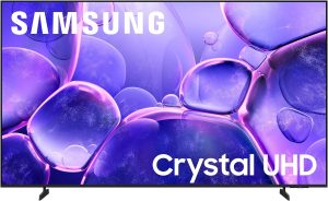Samsung 85-Inch Crystal UHD 4K Smart TV (UA85U8000 – U8000F, 2025 Model) | Crystal Processor 4K | MetalStream Design | Samsung Knox Security | Endless Free Content | Black