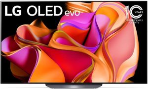 LG OLED65CS3VA.AMAE Evo CS3 Series OLED Smart 4K TV, 65 Inch Size, Black