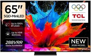 TCL 65 Inch C79L Premium SQD-Mini LED 4K Smart Google TV (2026 Model)